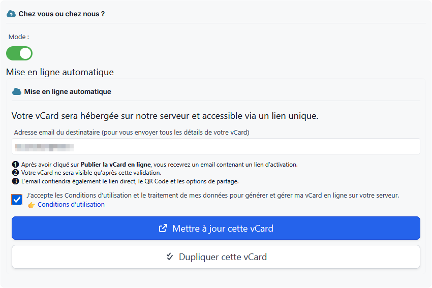 Chez vous ou chez nous - Online étape 0